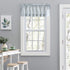 Ellis Curtain Plaza Stripe Tailored Valance - 58" x 15", Blue