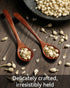 7 Pcs Wooden Spoons for Eating, Small Serving Spoon for Honey, Tea, Coffee, Soup Wood Teaspoons for Cooking, Mixing
