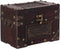 Rustic Studded Index/Recipe Card Box with Antiqued Latch, Large