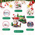 2025 6 1 12 Countdown Christmas Advent Calendar, IN Santa Claus Train Building Blocks, Days Calendar Toy for Kids