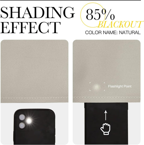NICETOWN Blackout Curtains for Living Room, Room Darkening Window Panels, Easy-Care Thermal Insulated Drapes