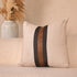 BOYSUM Farmhouse Decorative Outdoor Throw Pillow Covers, Brown Faux Leather Accent Pillow Cover, 18 x 18 Inch
