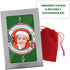 Grandchildren Photo Christmas Ornament - Dated 2025 Charm - Red White Green Enameled Jeweled Accents for Grandparents