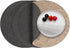 Myir JUN Round Placemats Dual Sided, Faux Leather Place Mats Set of
