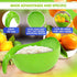 Rice Strainer with Handle - Lightweight Rice Washer Strainer Bowl with Smart Design for Easy Water Draining, Easy to