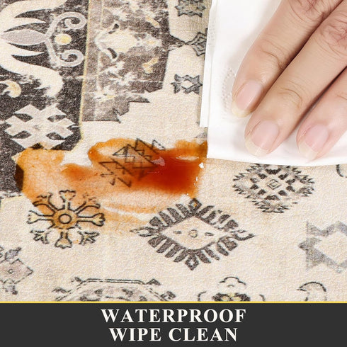 Pauwer Anti Fatigue Kitchen Mat Set of 2, Non Slip Cushioned Kitchen Rugs, Waterproof PVC Foam Runner