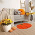 Fall Bathroom Rug Cute Pumpkin Shape Bath Mat Autumn Orange Non Slip Shower Rugs Foot Mat Front Door Mat Carpet Floor Rug for Kitchen Bedroom Living Room Family Decor by AnyDesign