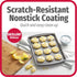 GoodCook Everyday Nonstick Carbon Steel Baking Sheet Set, 3 Pack - Standard-Sized Cookie Sheets for Baking