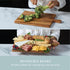 Charcuterie Board - Acacia Wood Cutting Board for Kitchen with Groove & Handle, Cheese Board for Vegetables, Bread