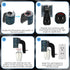 Wall Fragrance Plug with Night Light, Compatible with Bath & Body Works WallFlower, Black Rhinestone