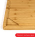 Dexas Prep-Tech Bamboo Cutting Board with Integrated Tablet Holder Groove, 12x16 Inches