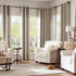 jinchan Blackout Linen Textured Curtain, 84 Inches Long, Thermal Insulated Grommet Top Window Drape for Bedroom