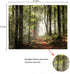 DZGlobal Forest Pathway in Misty Mountain Tapestry, Nature Landscape Wall Hanging Art for Living Room Bedroom Kitchen