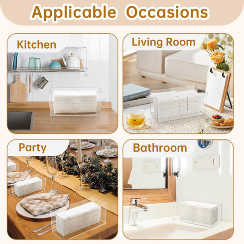 Countertop Countertop, Holder(3mm Acrylic Paper Towel Holder, Paper Towel Dispenser Clear Acrylic Napkin Acrylics)