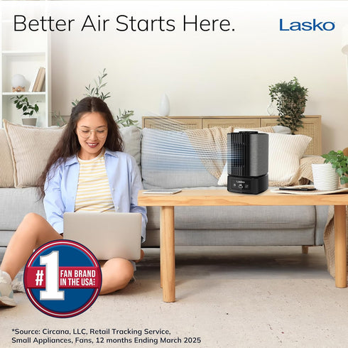 8" Lasko Slumberbreeze Tabletop Fans