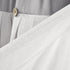 Lush Decor Linen Button Farmhouse Valance - 52" W x 18" L, Gray & White, Rustic Kitchen Curtains with Coconut Husk