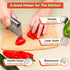 Pro Dough Pastry Scraper/Cutter/Chopper, Stainless Steel Mirror Polished with Measuring Scale, Multipurpose