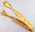 6-Pieces Gold Mini Tongs - 6 Inch Serving Utensils for Appetizers, Ice, Sugar