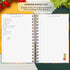 PLANBERRY Recipe Book – Blank Hardcover Cookbook to Write In Your Own Recipes - 60 Recipes, 6.3”x8.4” (Orange Fresh)