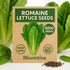 Bloomtiva 8000+ Pack, Romaine Lettuce Seeds Parris Island Cos, Heirloom Non-GMO Seeds, High Germination Bulk Grown