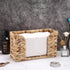 Sumnacon Paper Towel Dispenser Countertop Water Hyacinth Paper Towel Dispenser for Bathroom Toilet Kitchen Counter,Wicker Paper Towel Holder Countertop Fit for Multifold Paper Towel by Sumnacon