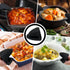 4pcs Set Oven Gloves and Pot Holder Set, Heat-Resistant 500 Degree, Non-Slip Food-Grade Long Oven Gloves
