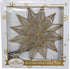 Kurt S. Adler 9.06-Inch UL 10-Light 12-Point Gold Capiz Star Treetop Tree Topper
