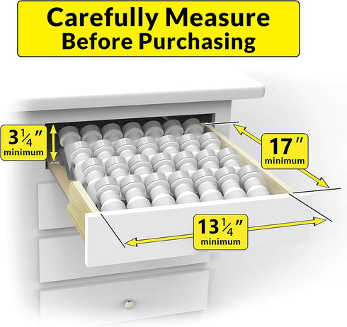 4 LYNK PROFESSIONAL Spice Drawer Organizer - Heavy Gauge Steel Tier Rack - Drawer Insert Tray for Jars, Herbs