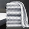 Bath Towel Set Gray 4Pack-35x70 Towel,600GSM Ultra Soft Microfibers Bathroom Towel Set