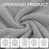6PC (13"x13") 100% Set, VOOVA & MOVAS Grey Washcloths - Cotton | Lightweight | Thick | Quick Dry | Soft | Absorbent