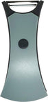 2-in-1 Rotating Peeler with Straight and Serrated Stainless Steel Blades (Light Blue)