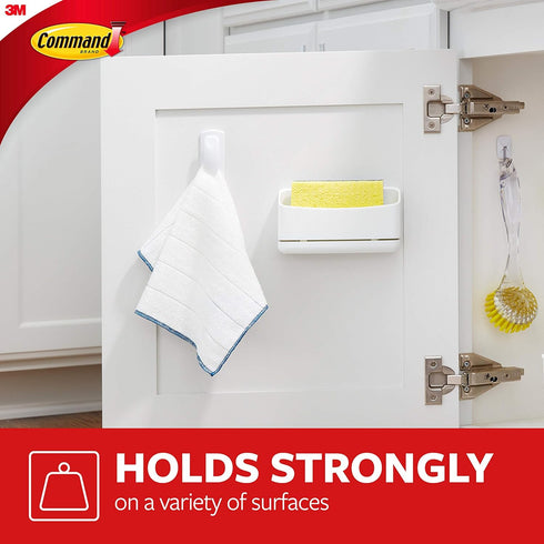 Command Spring Clip, 1 Clip, 2 Medium Strips