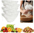 Generic 5 Pack Reusable Fine Mesh Cheesecloth Bags for Straining, 20x7 Bowl-Shaped Food