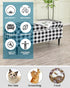 Bands,S,04 CRFATOP Printed Rectangle Ottoman Stool Cover Stretch Folding Storage Footstool Bench Slipcovers Upholstered