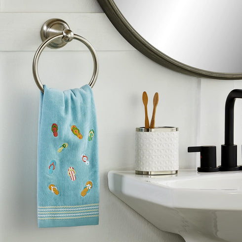 SKL Home Flips & Flops Hand Towel Set, Small, 2 Count