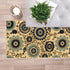 Custom Size Beige Floral Medallion Rubber Backed Non-Slip Hallway Stair Runner Rug Carpet 31 inch Wide Choose Your Length 31in X 1ft