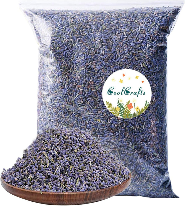Dried Lavender Flowers - Bulk Wholesale Fragrant Lavender for Wedding Toss, Crafts, Sachets - 1 Pound