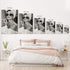 Audrey Hepburn Wall Art Makeup Pink Lipstick Canvas Print, Iconic Pop Art Home Decor, 12x8