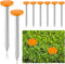 Silkfly 8 Pcs 6.7 Inch Survey Stakes Property Line Markers Low Profile