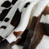 Cozy 90"*90" Bliss Cow Print Throw Blanket for Bed - Super Fuzzy Thick Soft Warm Fleece Blankets for Couch & Room Dcor