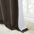 Madison Park Serene Embroidered Light Filtering Curtain Rod Pocket/Back Tab Single Panel Drape, 50x84, Spice