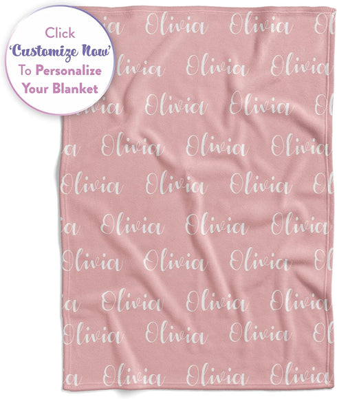 Cozy 60x80) Personalized Name Blanket - Customized Blankets for Boys & Girls, Ships Next Day, Soft & Personalized Throw
