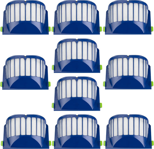 Funmit Aero Vac Filter Replacement - 10 Pack for Roomba 500 & 600 Series 536 550 595 614 618 620 630 635 645 650 655