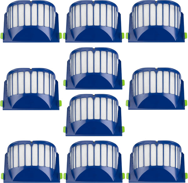 Funmit Aero Vac Filter Replacement - 10 Pack for Roomba 500 & 600 Series 536 550 595 614 618 620 630 635 645 650 655