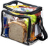 SP HOME GOODS Stadium Approved Clear Tote Bag with Adjustable Strap, See Through Zippered Lunch Bags