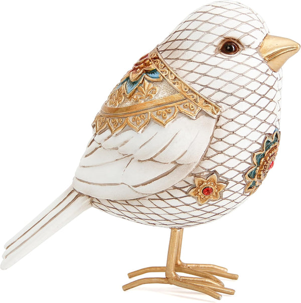 Bird Figuriens for Home Decor Accents,Boho Bird Statue Sculpture for Shelf Decor,Birds
