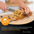 Orblue Serrated Bread Knife, Ultra-Sharp Stainless Steel Professional Grade Cutter - 8-Inch Blade with 5-Inch Handle,