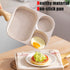 MDZF SWEET HOME 3 in 1 Non-Stick Omelet Pan, Elevated Heat Resistant Handle, Ideal for Breakfast