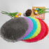 AMHSCOCA 12 16" (12) Pcs Kids Carpet Circle Seats Kids Classroom Rug Floor Cushions Round Soft Warm Floor Rug Mat