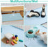 Under Sink Mat, 28" x 22" Silicone Mats for Kitchen, Waterproof Cabinet Organizers and Storage, Light Blue